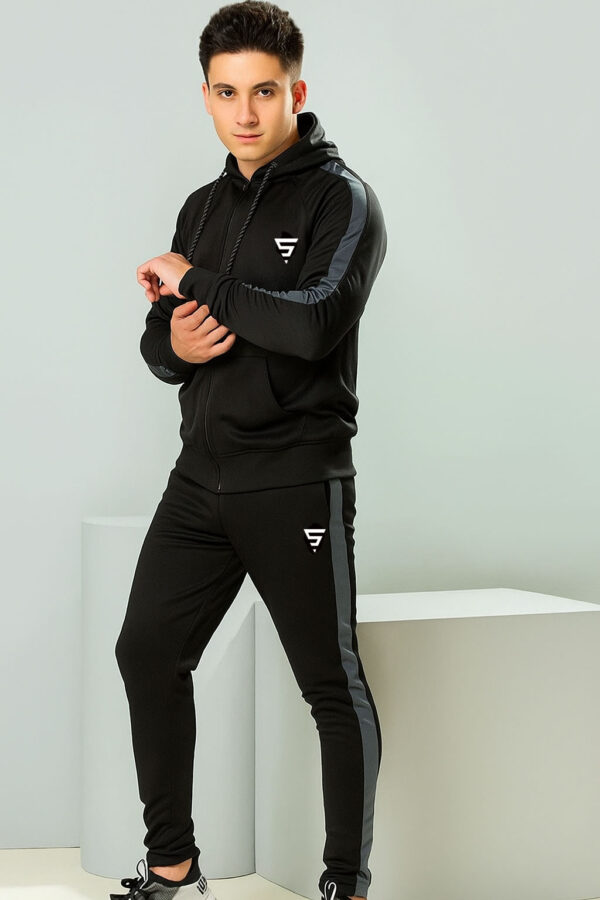 SIALBRO Men’s Premium Hoodied Tracksuit– Stylish Activewear for Sports, Gym & Casual Wear