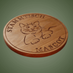 Personalized Cat Trivet: Carved Wood Trivet