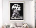 Baby Elephant, Hand drawn Original Wall Art