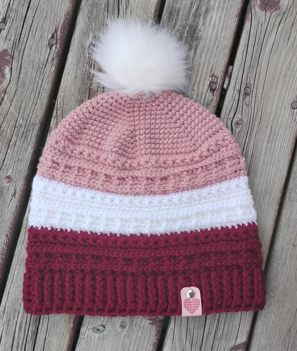 Crochet Pattern Waffle Star Hat - Digital Download