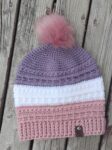 Crochet Pattern Waffle Star Hat - Digital Download