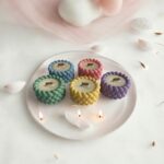 Elegant Soy Pillar Candle: Thank You Gift, Baby Shower Favor