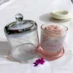 Rose Infused Candle: Coconut Apricot Wax, Bohemian Rose Scent