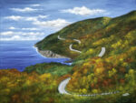 Cabot Trail Giclée Print – Acrylic Painting of Cape Breton, Nova Scotia