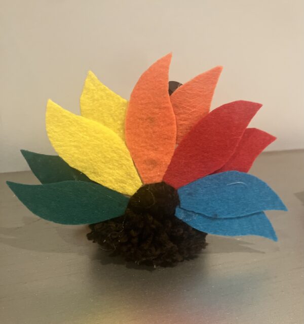 Adorable Pom Pom Turkey (One Size)