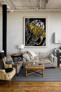 Cheetah hand drawn original art