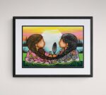 Sharing Knowledge by Jackie Traverse Framed