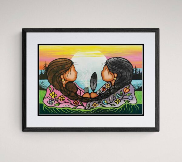 Sharing Knowledge by Jackie Traverse Framed