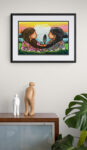 Sharing Knowledge by Jackie Traverse Framed