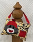 Sock Monkey Tooth Fairy Pillow by Tooth Fairy Tess - Personalized