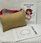 Sock Monkey Tooth Fairy Pillow by Tooth Fairy Tess - Personalized