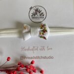 Hand Embroidered Baby Headbands – Newborn Floral Headband Set (6 Colors) | Made in Canada