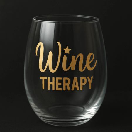 Wine Glass – “Wine Therapy”