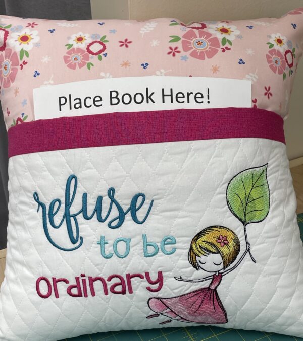 Book Pocket Pillow Slip Cover