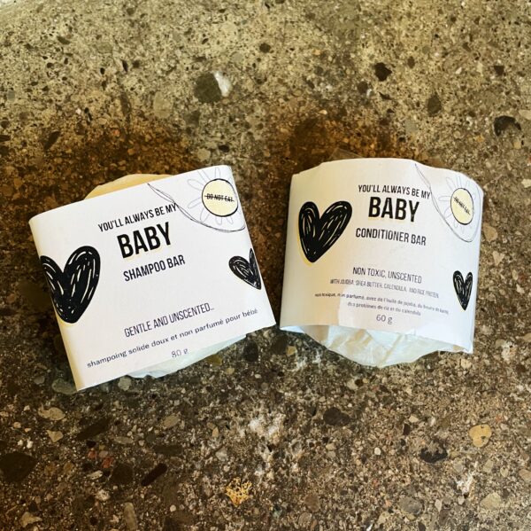 You'll Always Be My BABY Shampoo+Conditioner bar Set
