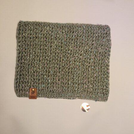Multi greens neck warmer 20 inches dia adult