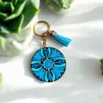 Hand-Painted Mandala Keychain