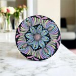 Hand-Painted Wooden Coasters (Set of 3) | 4"