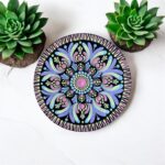 Hand-Painted Wooden Coasters (Set of 3) | 4"
