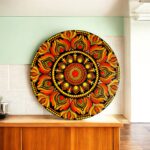 Mandala wall hanging 8"
