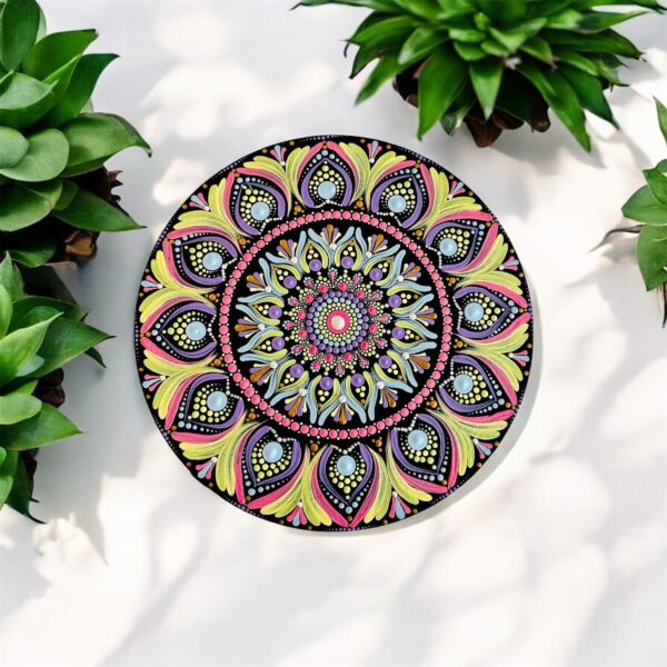 Dot Mandala Wall Hanging 8"