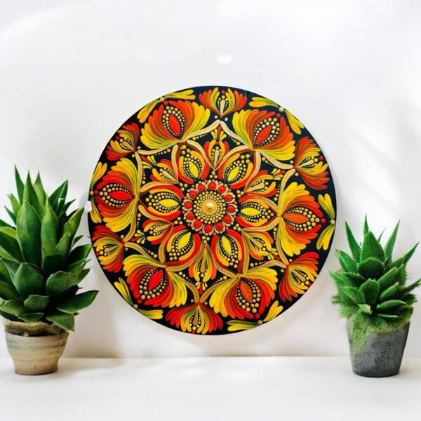 Handmade 8" Round Mandala Art | Custom Dot Mandala Paintings & Gifts Wall Hanging