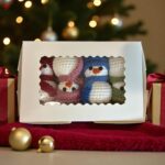 Crochet Snowman Ornament Gift Box