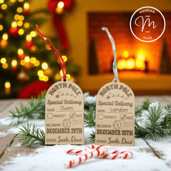 Personalized Santa Gift Tags