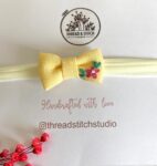 Hand Embroidered Baby Headbands – Newborn Floral Headband Set (6 Colors) | Made in Canada
