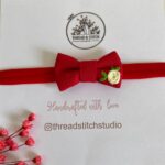 Hand Embroidered Baby Headbands – Newborn Floral Headband Set (6 Colors) | Made in Canada