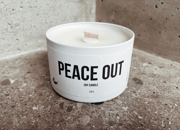 Peace Out Soy Candle