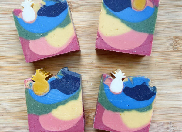 Pride-a-Colada Soap