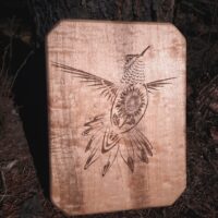 'Sunflower Serenade' wooden cutting board/charcuterie board