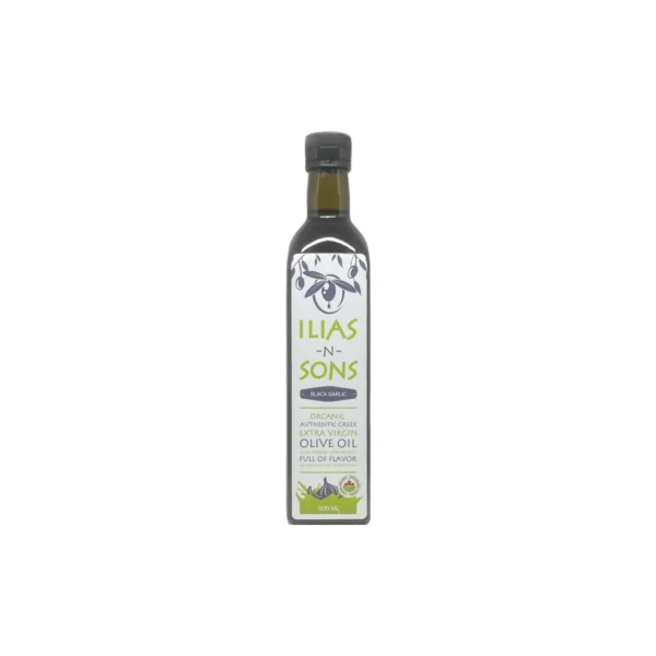 Organic Black Garlic Infused Greek Extra Virgin Olive Oil