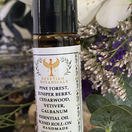 Pine Forest, Juniper Berry, Cedarwood, Vetiver, Scotch Pine, and Galbanum Essential Oil Blend Roll-On