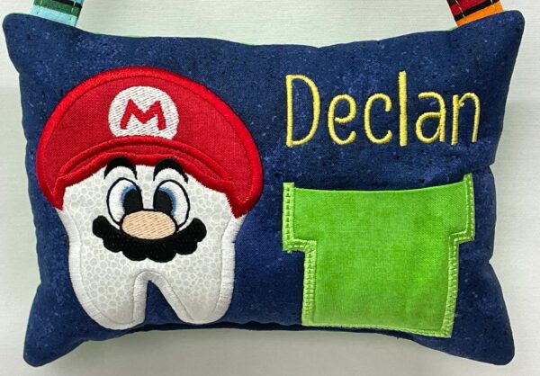 Plumber Tooth Fairy Pillow by Tooth Fairy Tess - Personalized