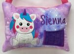 Unicorn Tooth Fairy Pillow by Tooth Fairy Tess - Personalized