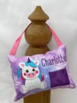 Unicorn Tooth Fairy Pillow by Tooth Fairy Tess - Personalized