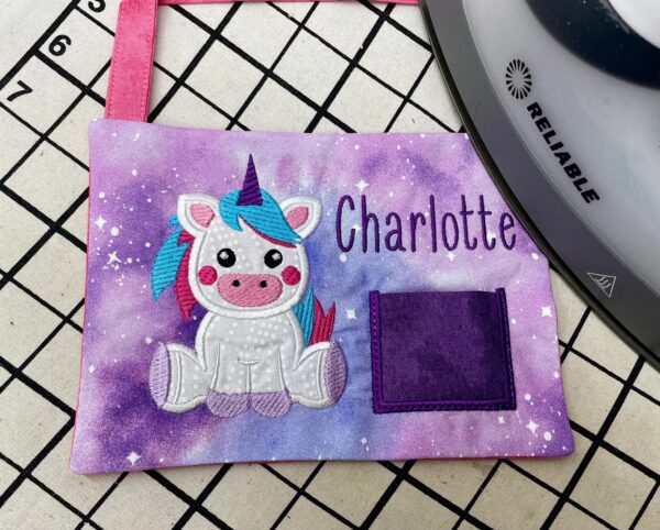 Unicorn Tooth Fairy Pillow by Tooth Fairy Tess - Personalized
