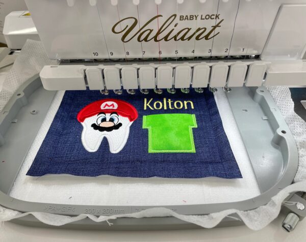 Plumber Tooth Fairy Pillow by Tooth Fairy Tess - Personalized