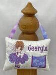 Frilly Purple Dress Fairy Tooth Pillow by Tooth Fairy Tess