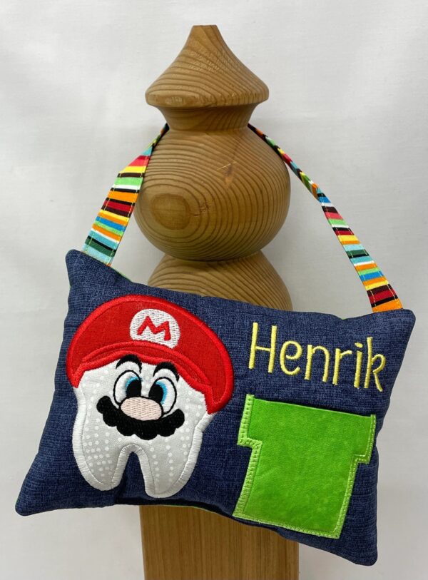 Plumber Tooth Fairy Pillow by Tooth Fairy Tess - Personalized
