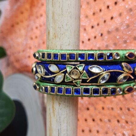 Silk thread bangle