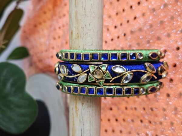 Silk thread bangle