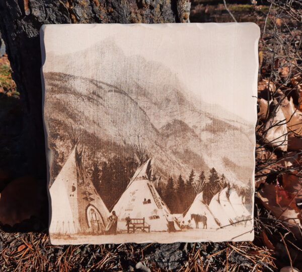 Stoney Nakoda Teepees at Banff Wall Art