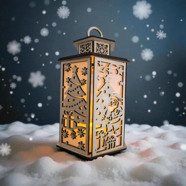 HAndmade Wooden Christmas Lanterns