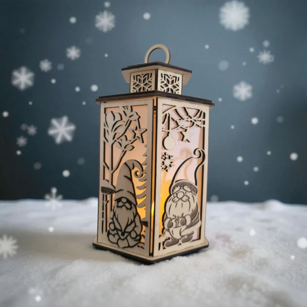 Handmade Wooden Christmas Lantern
