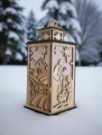 HAdemade Wooden Christmas Lantern