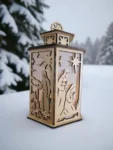 HAdemade Wooden Christmas Lantern
