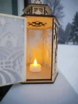 HAdemade Wooden Christmas Lantern